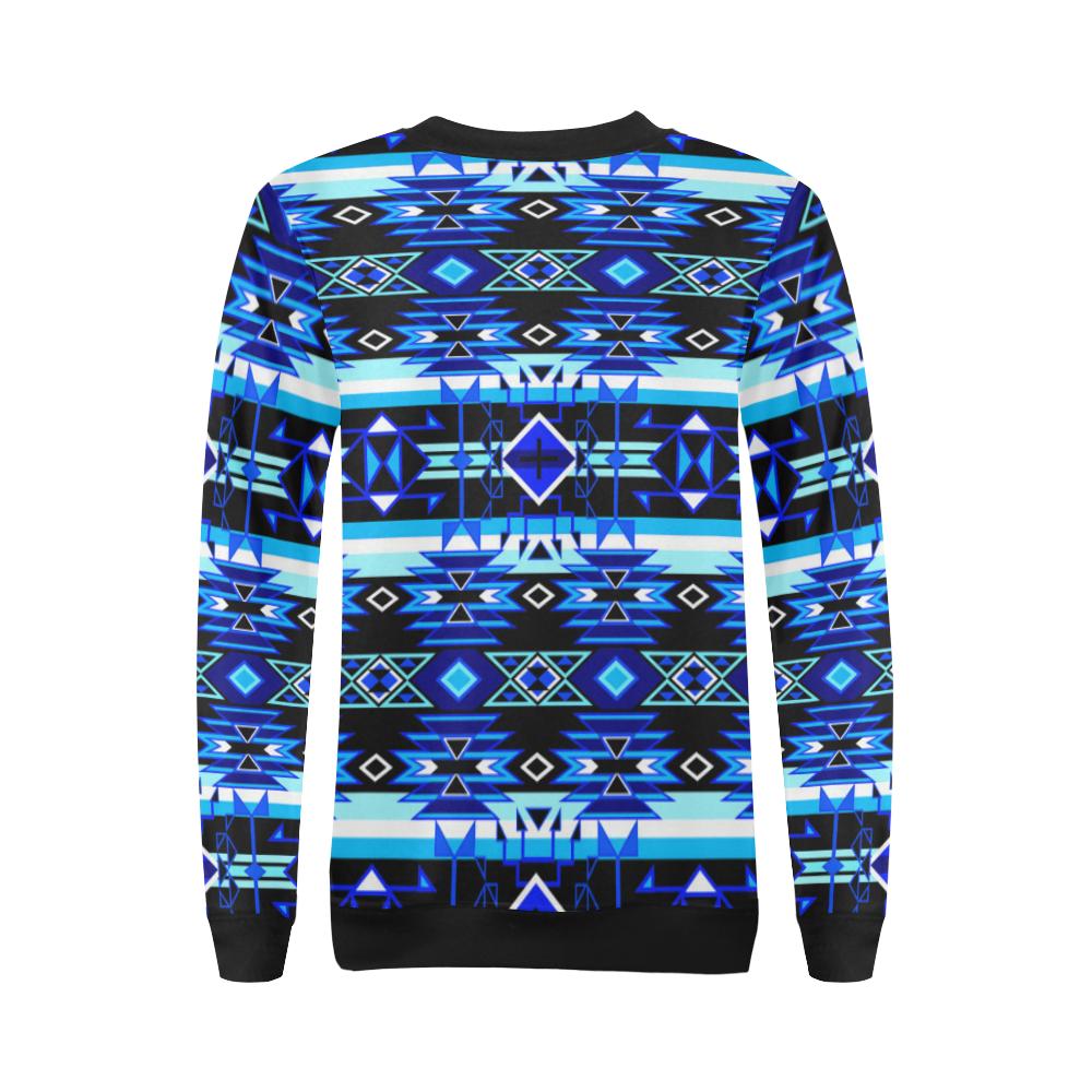 Force of Nature Winter Night All Over Print Crewneck Sweatshirt for Women (Model H18) Crewneck Sweatshirt for Women (H18) e-joyer