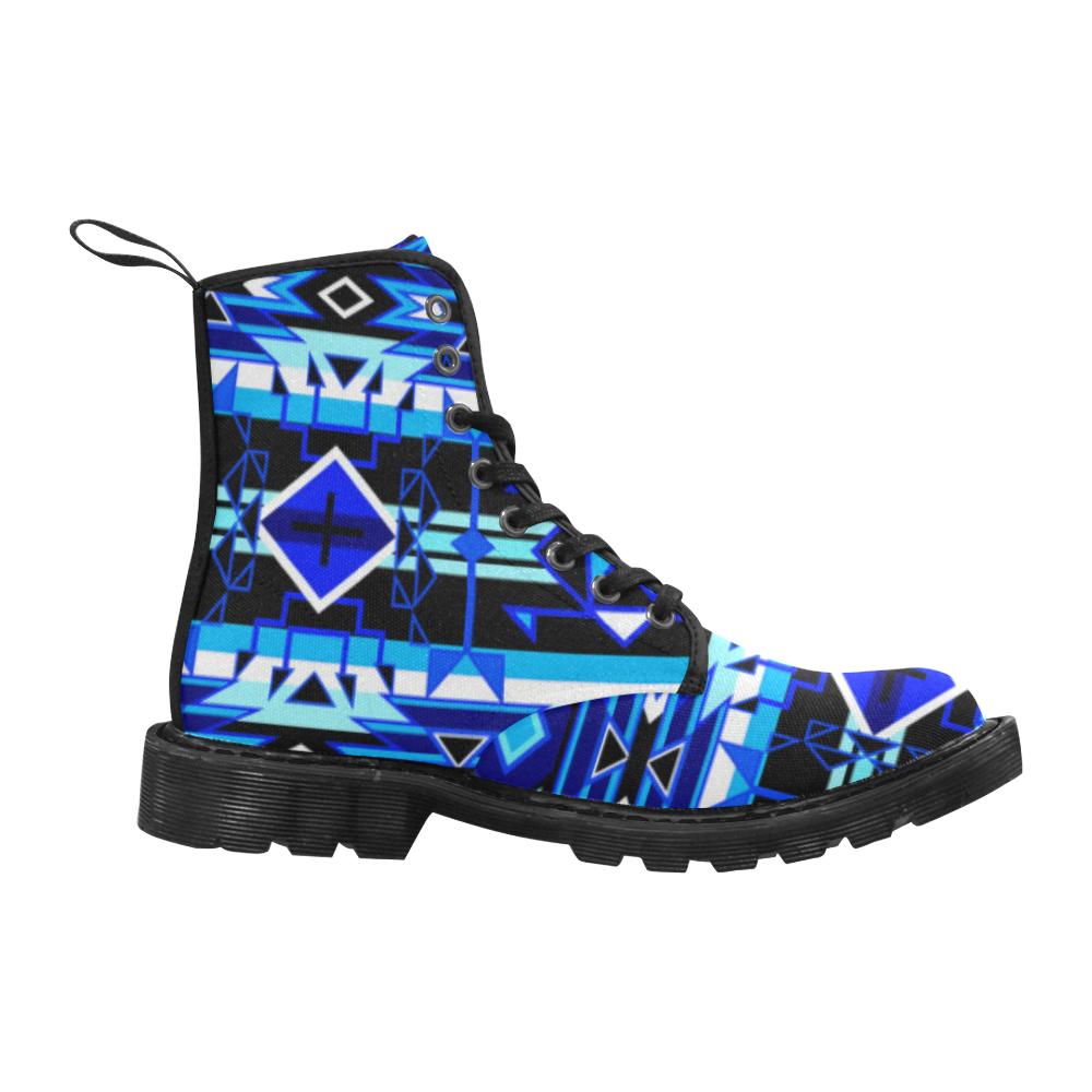 Force of Nature Winter Night Boots for Men (Black) (Model 1203H) Martin Boots for Men (Black) (1203H) e-joyer