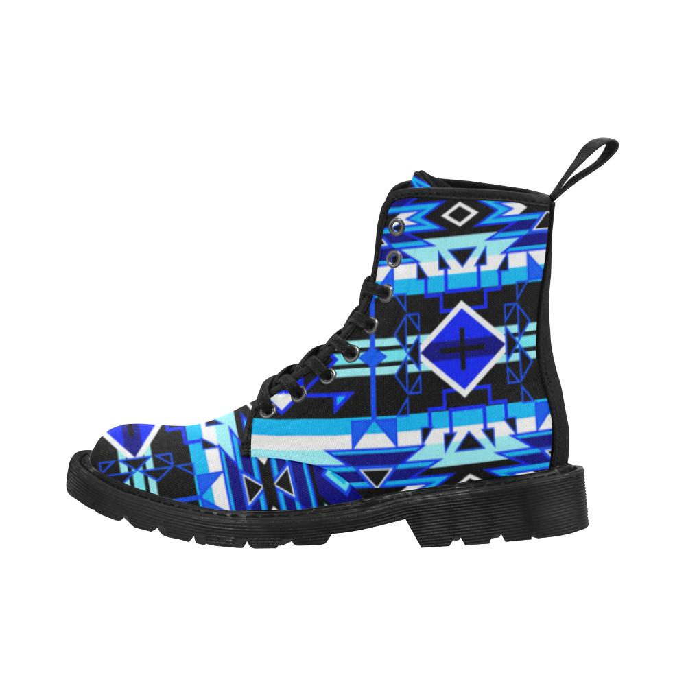 Force of Nature Winter Night Boots for Men (Black) (Model 1203H) Martin Boots for Men (Black) (1203H) e-joyer