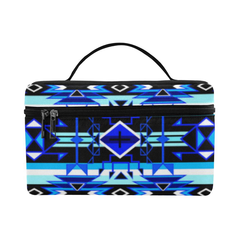 Force of Nature Winter Night Cosmetic Bag/Large (Model 1658) Cosmetic Bag e-joyer