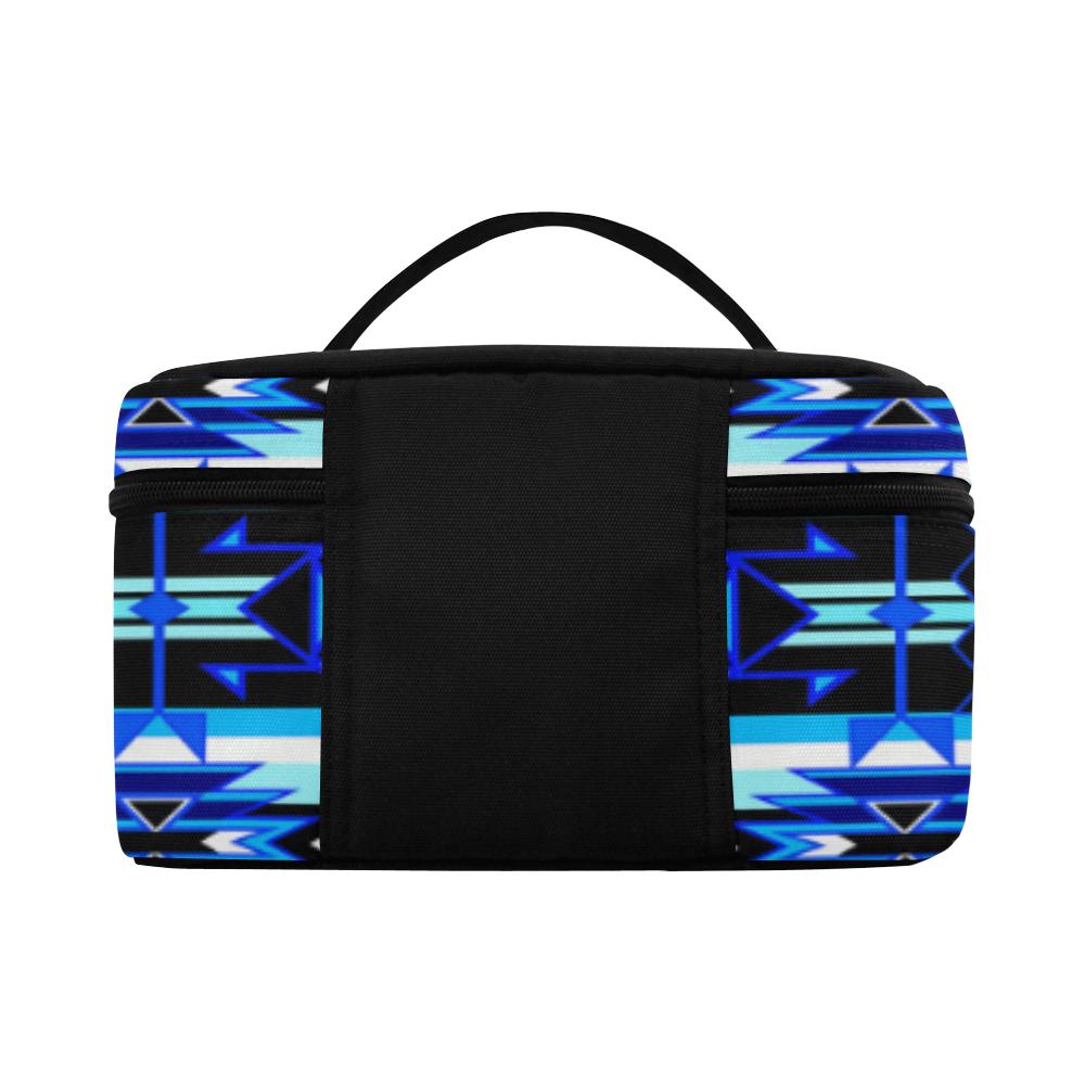 Force of Nature Winter Night Cosmetic Bag/Large (Model 1658) Cosmetic Bag e-joyer