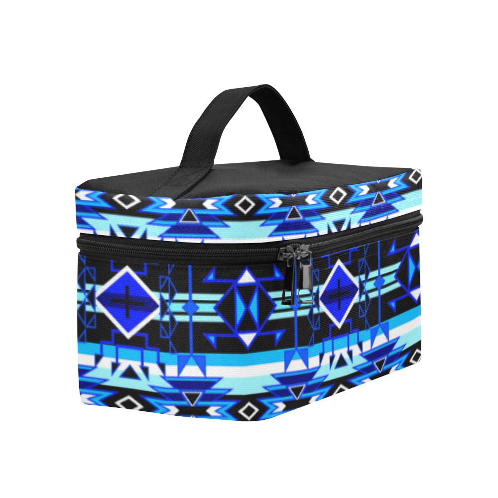 Force of Nature Winter Night Cosmetic Bag/Large (Model 1658) Cosmetic Bag e-joyer