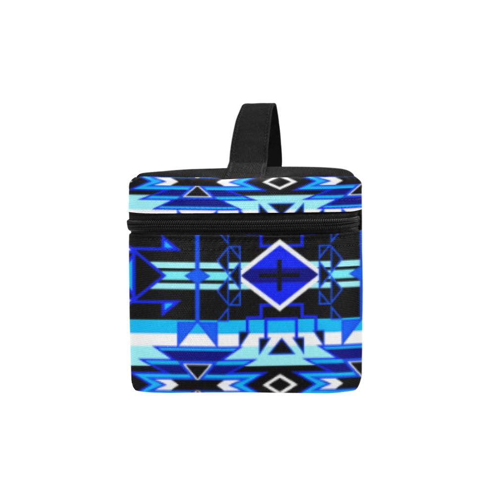 Force of Nature Winter Night Cosmetic Bag/Large (Model 1658) Cosmetic Bag e-joyer