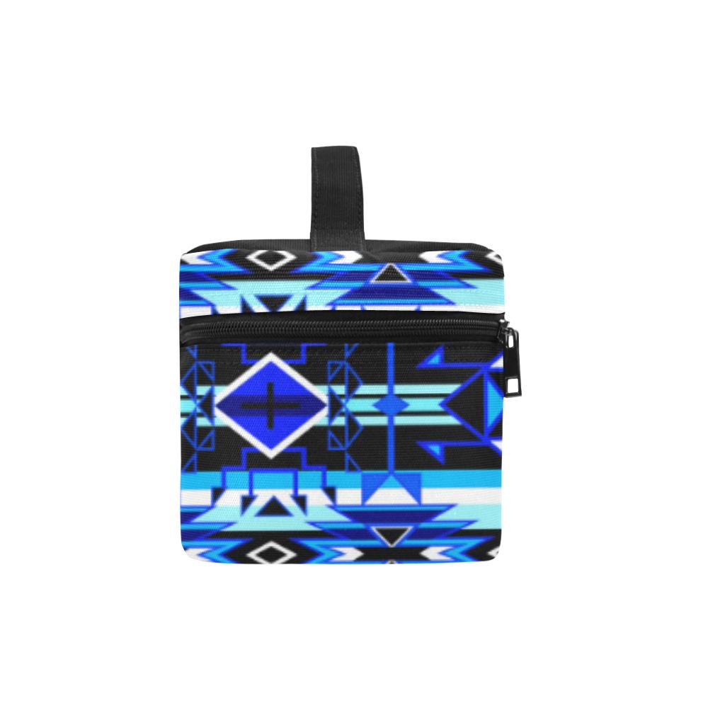Force of Nature Winter Night Cosmetic Bag/Large (Model 1658) Cosmetic Bag e-joyer