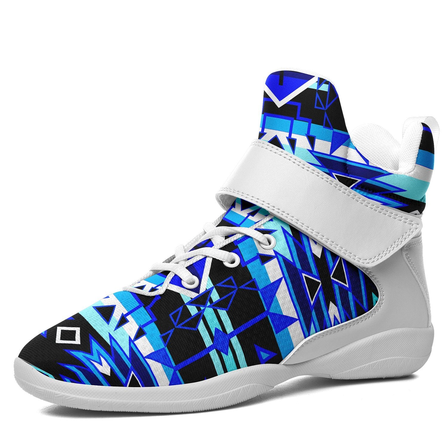 Force of Nature Winter Night Ipottaa Basketball / Sport High Top Shoes 49 Dzine US Women 4.5 / US Youth 3.5 / EUR 35 White Sole with White Strap 