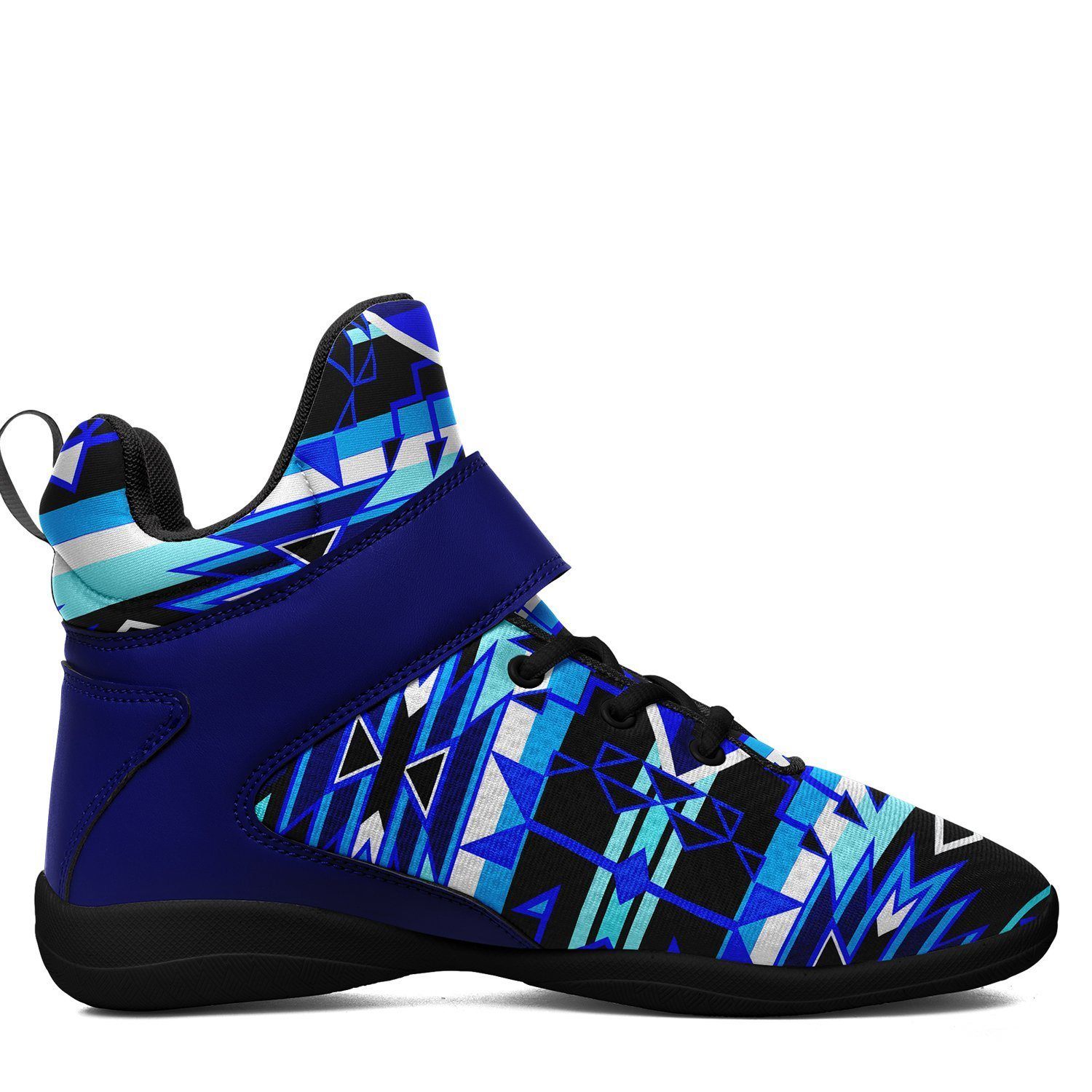 Force of Nature Winter Night Ipottaa Basketball / Sport High Top Shoes - Black Sole 49 Dzine