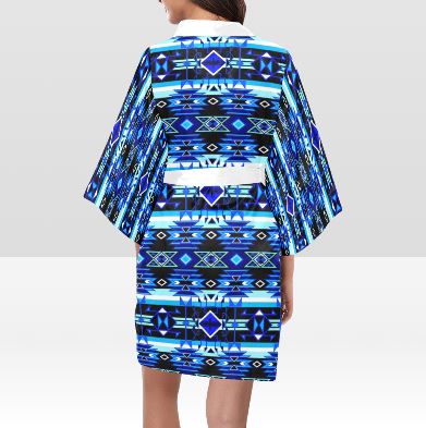 Force of Nature Winter Night Kimono Robe Artsadd