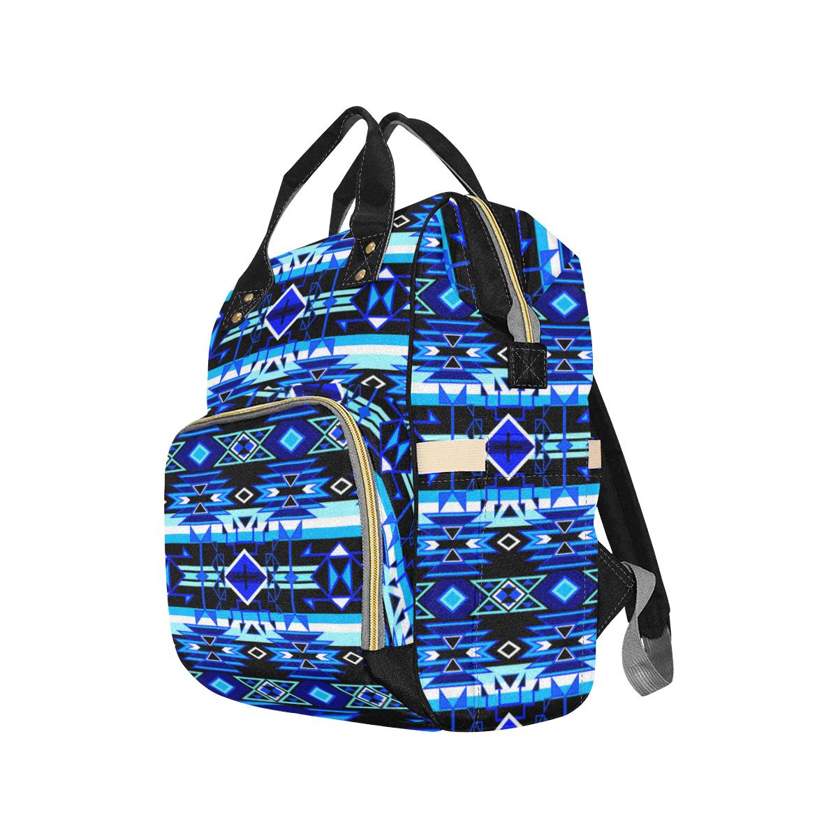 Force of Nature Winter Night Multi-Function Diaper Backpack (Model 1688) Diaper Backpack (1688) e-joyer