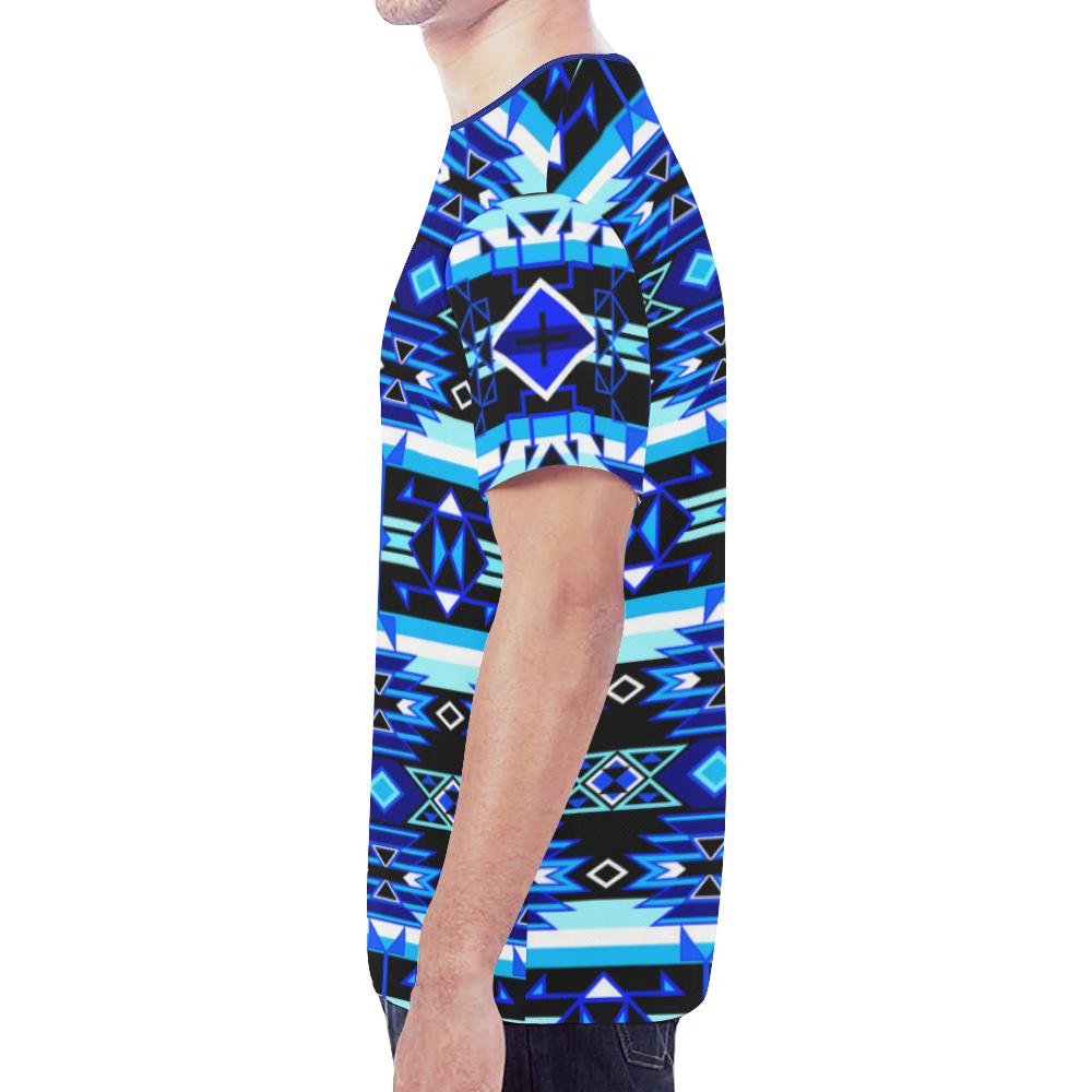 Force of Nature Winter Night New All Over Print T-shirt for Men (Model T45) New All Over Print T-shirt for Men (T45) e-joyer