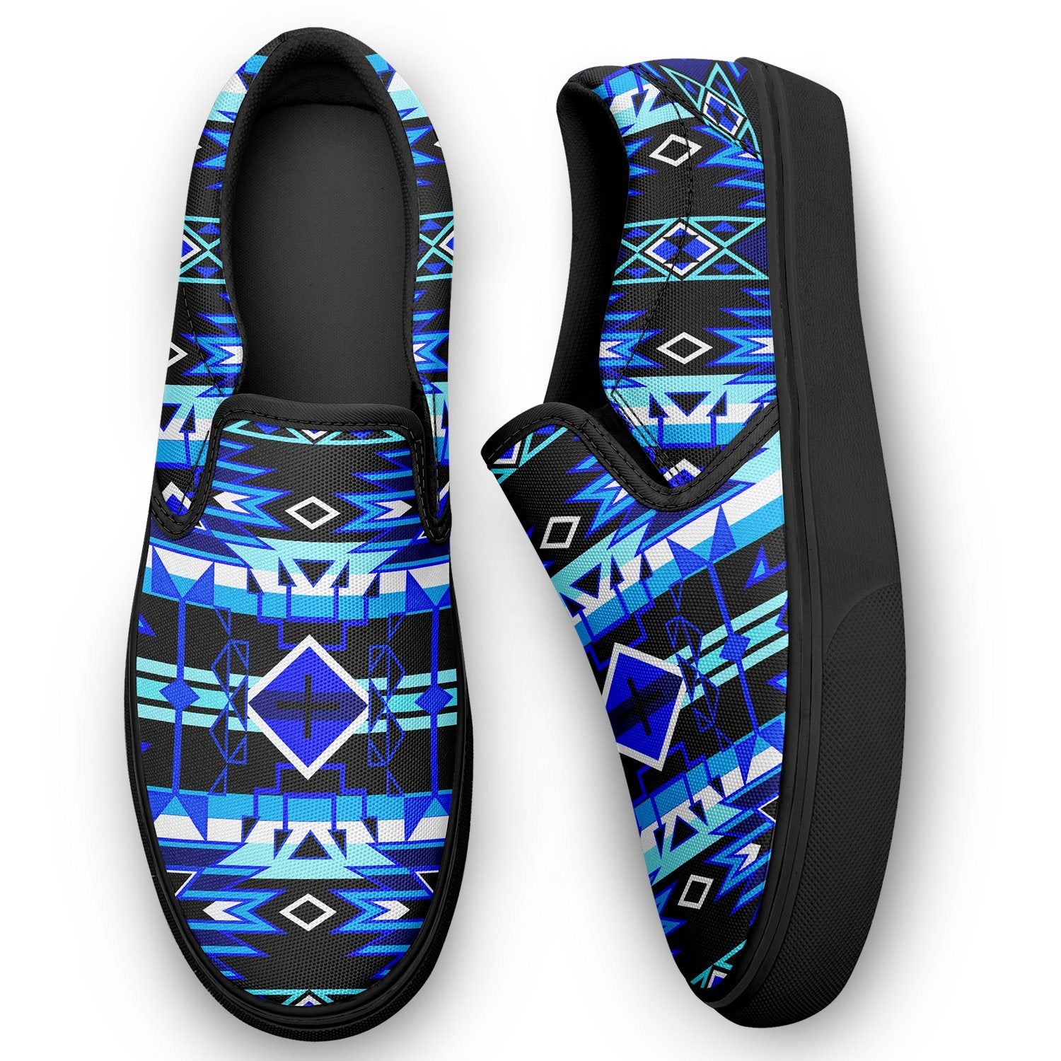 Force of Nature Winter Night Otoyimm Canvas Slip On Shoes 49 Dzine