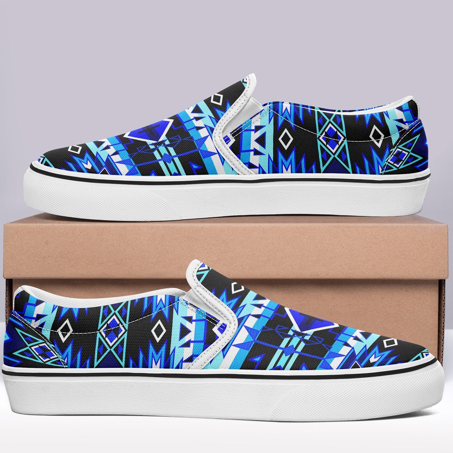 Force of Nature Winter Night Otoyimm Canvas Slip On Shoes 49 Dzine