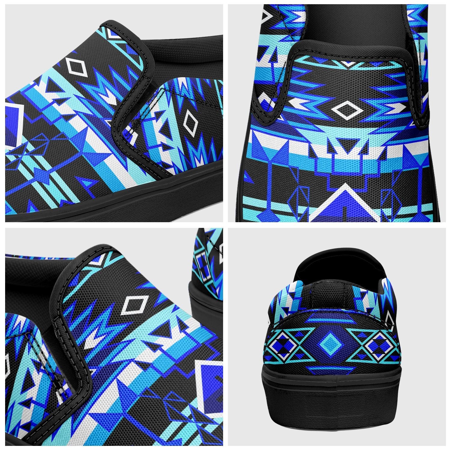 Force of Nature Winter Night Otoyimm Canvas Slip On Shoes 49 Dzine
