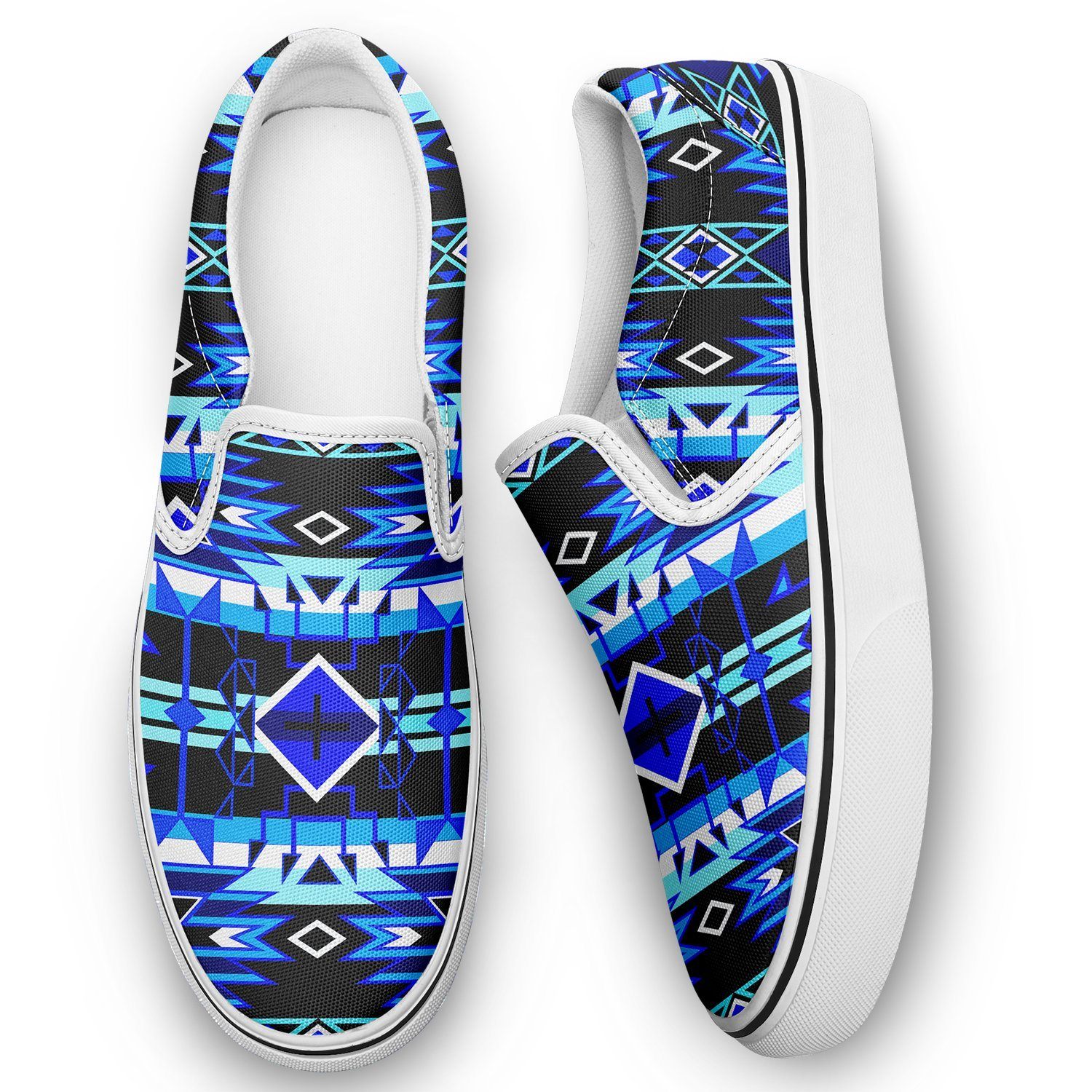 Force of Nature Winter Night Otoyimm Kid's Canvas Slip On Shoes 49 Dzine