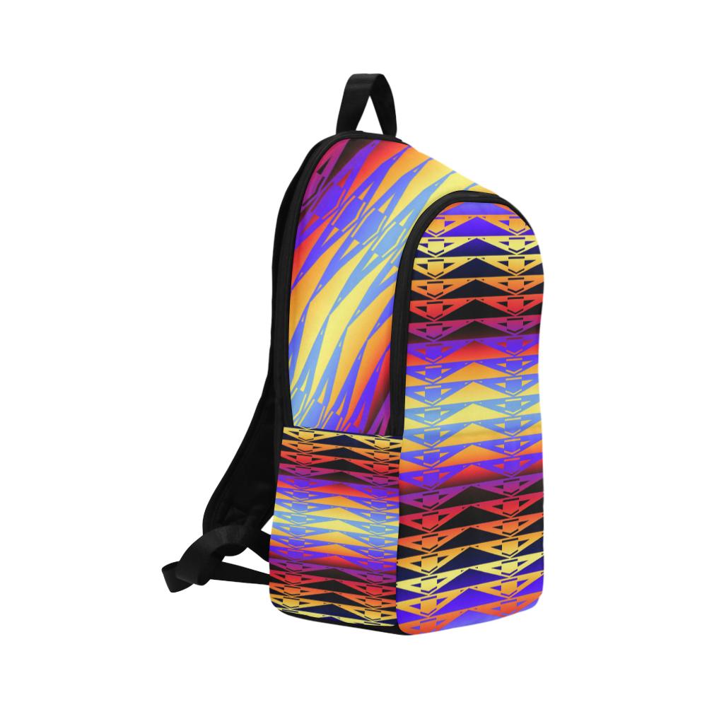 Fure Rattler Horizon Fabric Backpack for Adult (Model 1659) Casual Backpack for Adult (1659) e-joyer