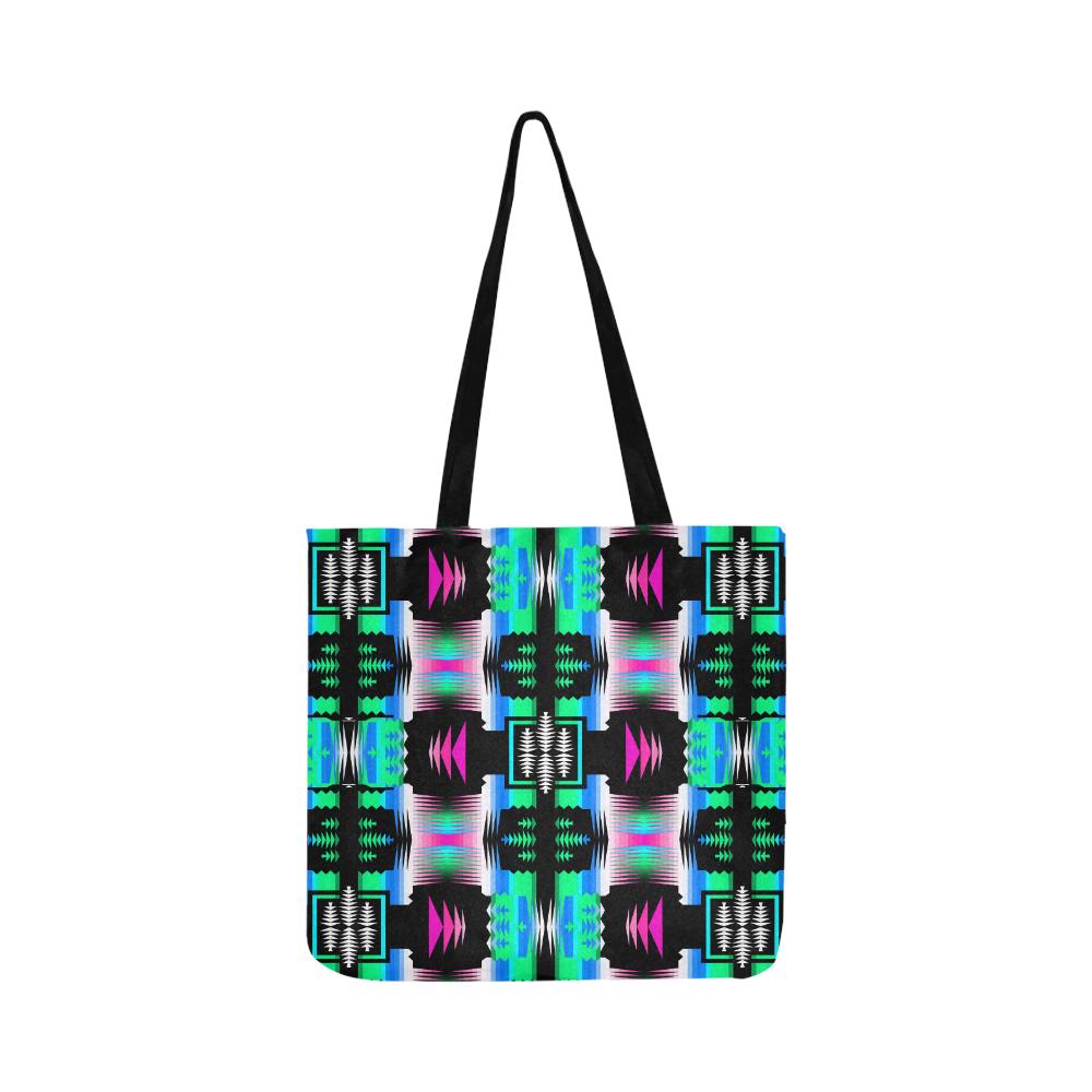 Fuschia Sky Sage Reusable Shopping Bag Model 1660 (Two sides) Shopping Tote Bag (1660) e-joyer