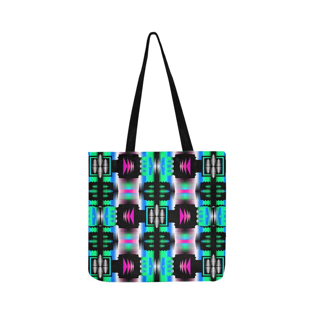 Fuschia Sky Sage Reusable Shopping Bag Model 1660 (Two sides) Shopping Tote Bag (1660) e-joyer