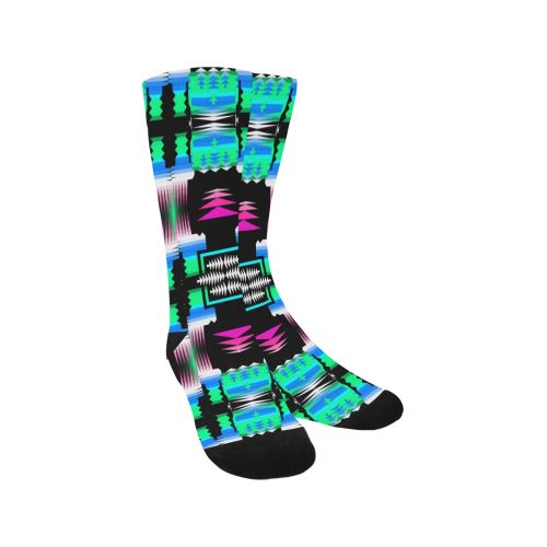 Fuschia Sky Sage Trouser Socks Socks e-joyer