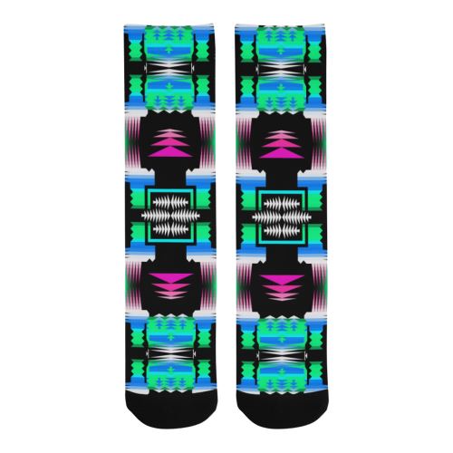 Fuschia Sky Sage Trouser Socks Socks e-joyer