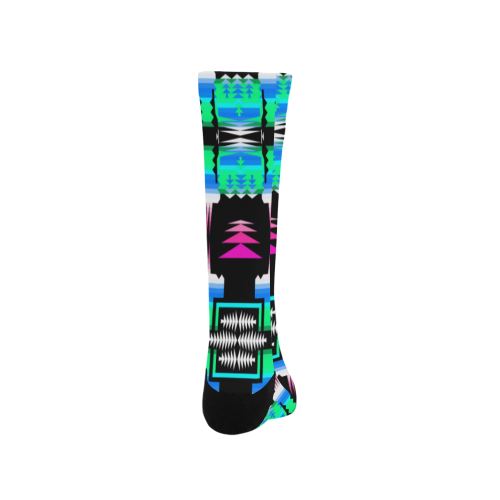 Fuschia Sky Sage Trouser Socks Socks e-joyer