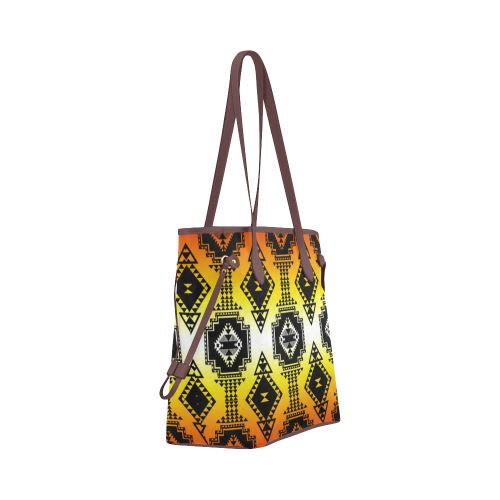 Gathering Fire Clover Canvas Tote Bag (Model 1661) Clover Canvas Tote Bag (1661) e-joyer