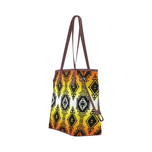 Gathering Fire Clover Canvas Tote Bag (Model 1661) Clover Canvas Tote Bag (1661) e-joyer