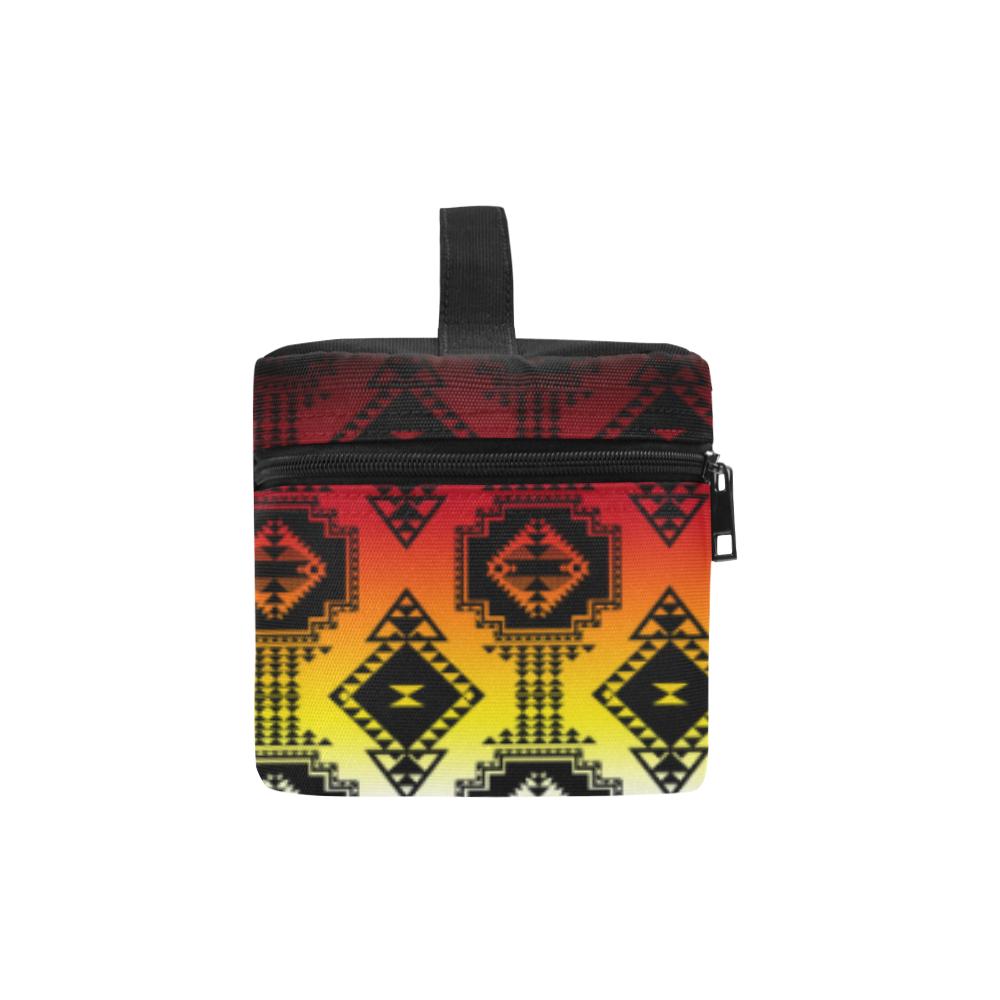 Gathering Fire Cosmetic Bag/Large (Model 1658) Cosmetic Bag e-joyer
