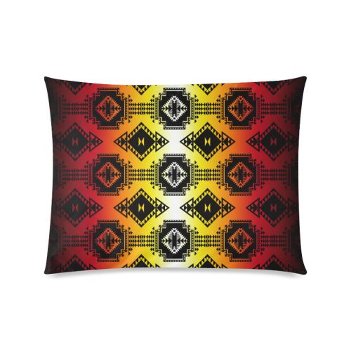 Gathering Fire Custom Zippered Pillow Case 20"x26" (Double Sided) Pillow Case 20"x26" e-joyer