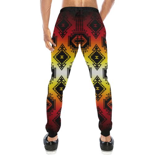 Gathering Fire Men's All Over Print Sweatpants (Model L11) Men's All Over Print Sweatpants (L11) e-joyer