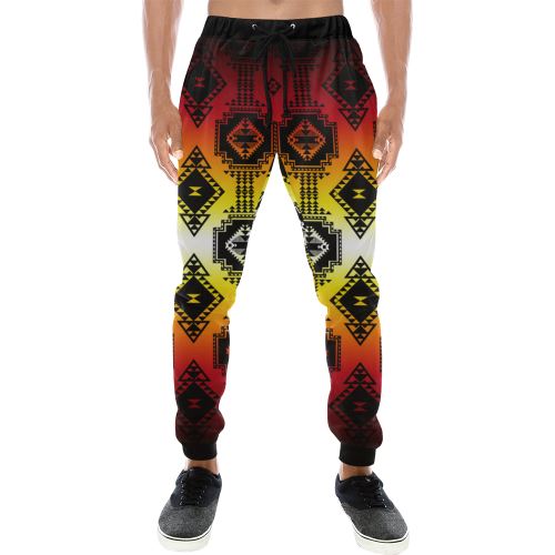 Gathering Fire Men's All Over Print Sweatpants (Model L11) Men's All Over Print Sweatpants (L11) e-joyer