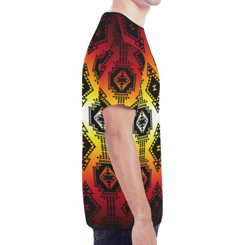 Gathering Fire New All Over Print T-shirt for Men/Large Size (Model T45) New All Over Print T-shirt for Men/Large (T45) e-joyer