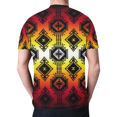 Gathering Fire New All Over Print T-shirt for Men/Large Size (Model T45) New All Over Print T-shirt for Men/Large (T45) e-joyer