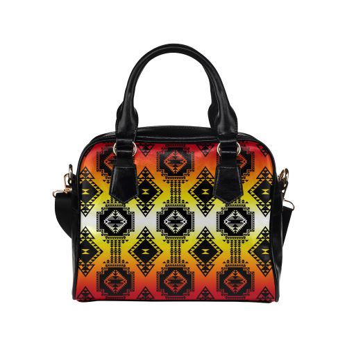 Gathering Fire Shoulder Handbag (Model 1634) Shoulder Handbags (1634) e-joyer