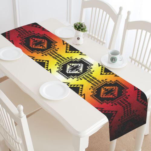 Gathering Fire Table Runner 16x72 inch Table Runner 16x72 inch e-joyer 