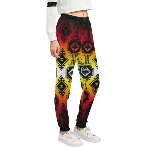 Gathering Fire Women's All Over Print Sweatpants (Model L11) Women's All Over Print Sweatpants (L11) e-joyer