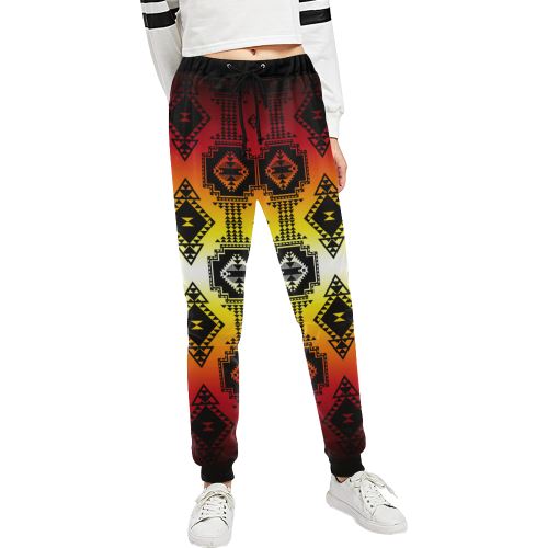 Gathering Fire Women's All Over Print Sweatpants (Model L11) Women's All Over Print Sweatpants (L11) e-joyer