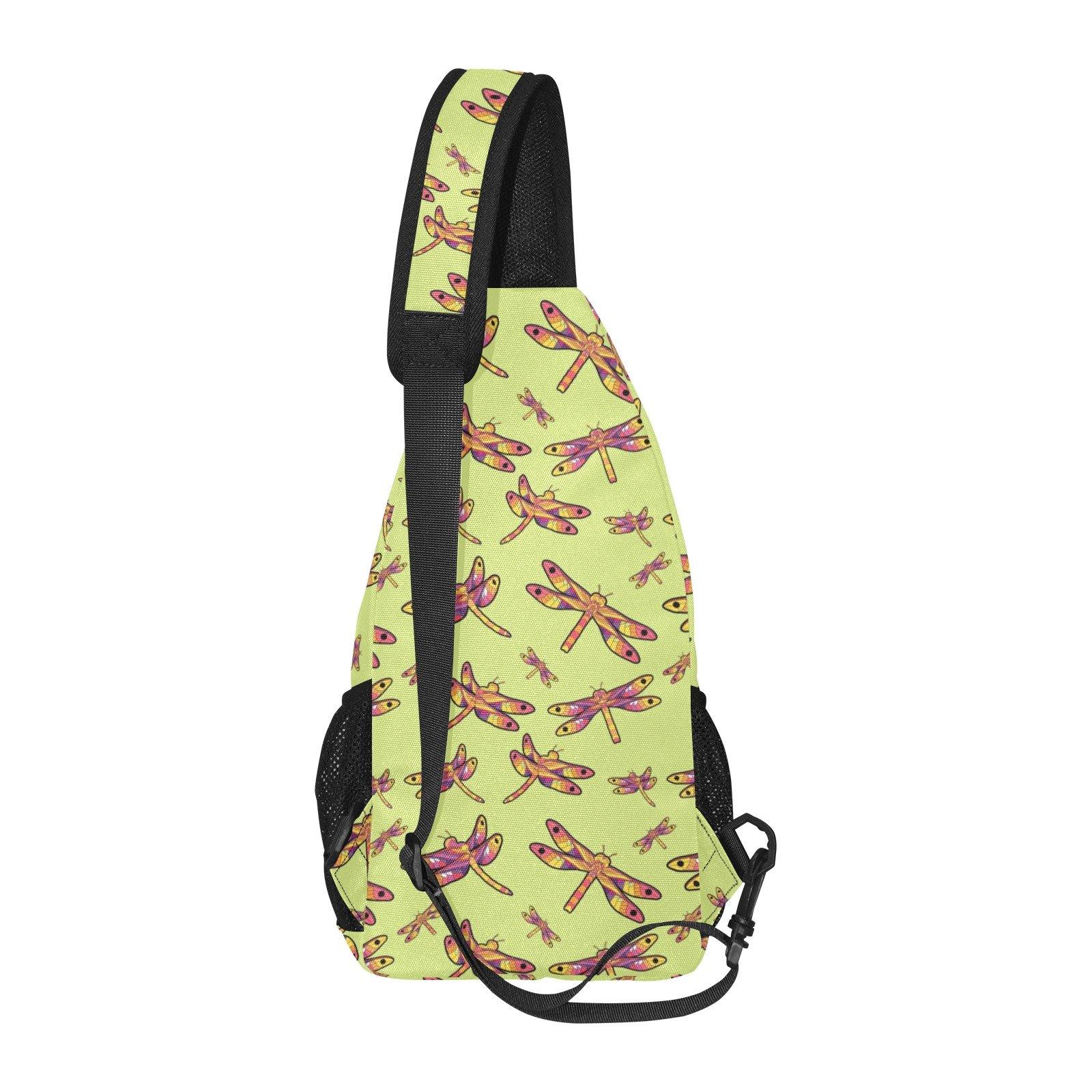 Gathering Lime All Over Print Chest Bag (Model 1719) All Over Print Chest Bag (1719) e-joyer