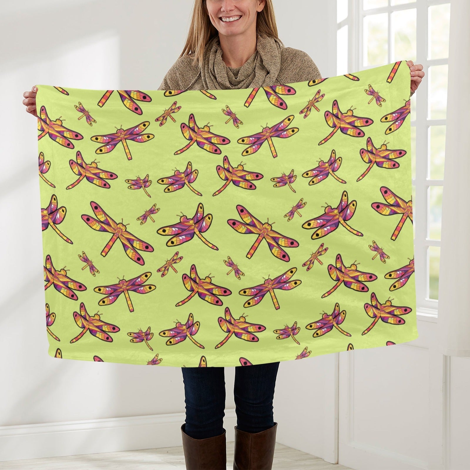 Gathering Lime Baby Blanket 30"x40" Baby Blanket 30"x40" e-joyer