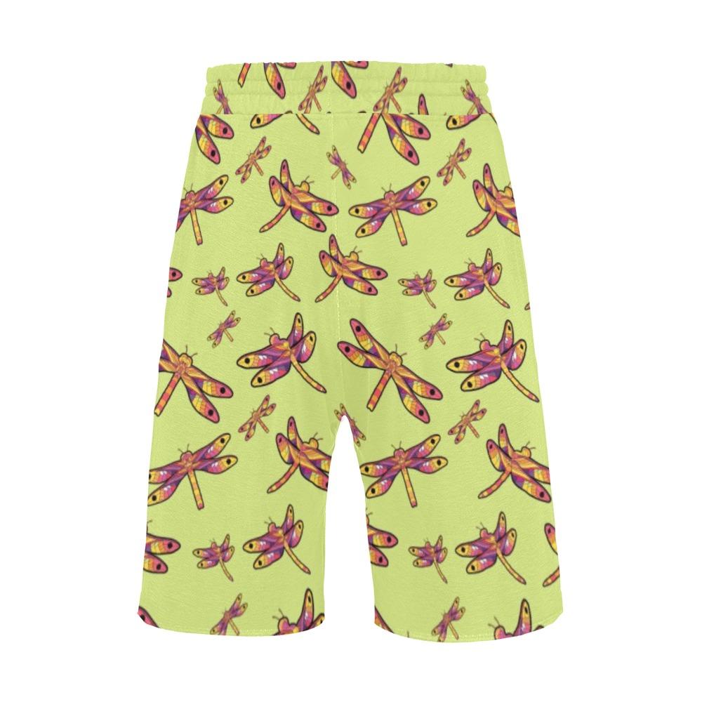 Gathering Lime Men's All Over Print Casual Shorts (Model L23) Men's Casual Shorts (L23) e-joyer