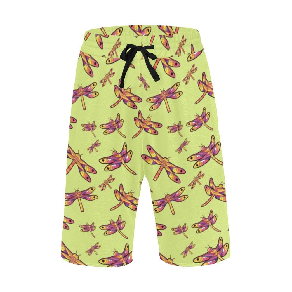 Gathering Lime Men's All Over Print Casual Shorts (Model L23) Men's Casual Shorts (L23) e-joyer