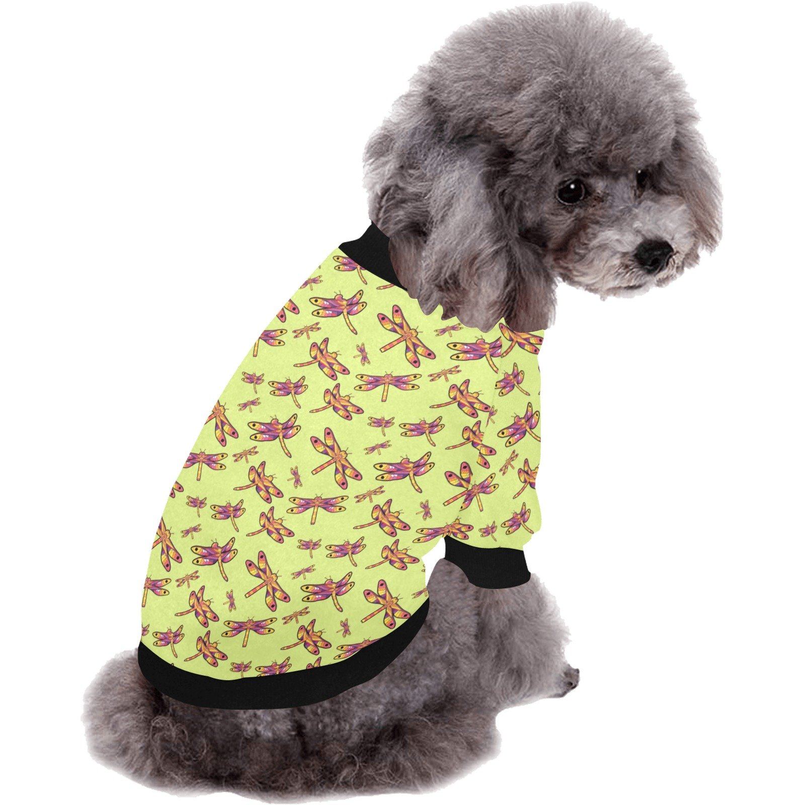 Gathering Lime Pet Dog Round Neck Shirt Pet Dog Round Neck Shirt e-joyer 
