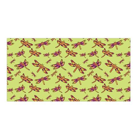 Gathering Lime Satin Shawl Scarf 49 Dzine