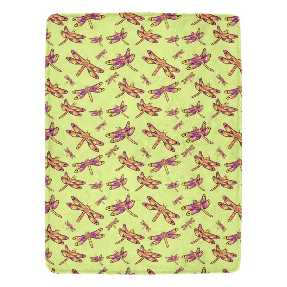 Gathering Lime Ultra-Soft Micro Fleece Blanket 60"x80" Ultra-Soft Blanket 60''x80'' e-joyer