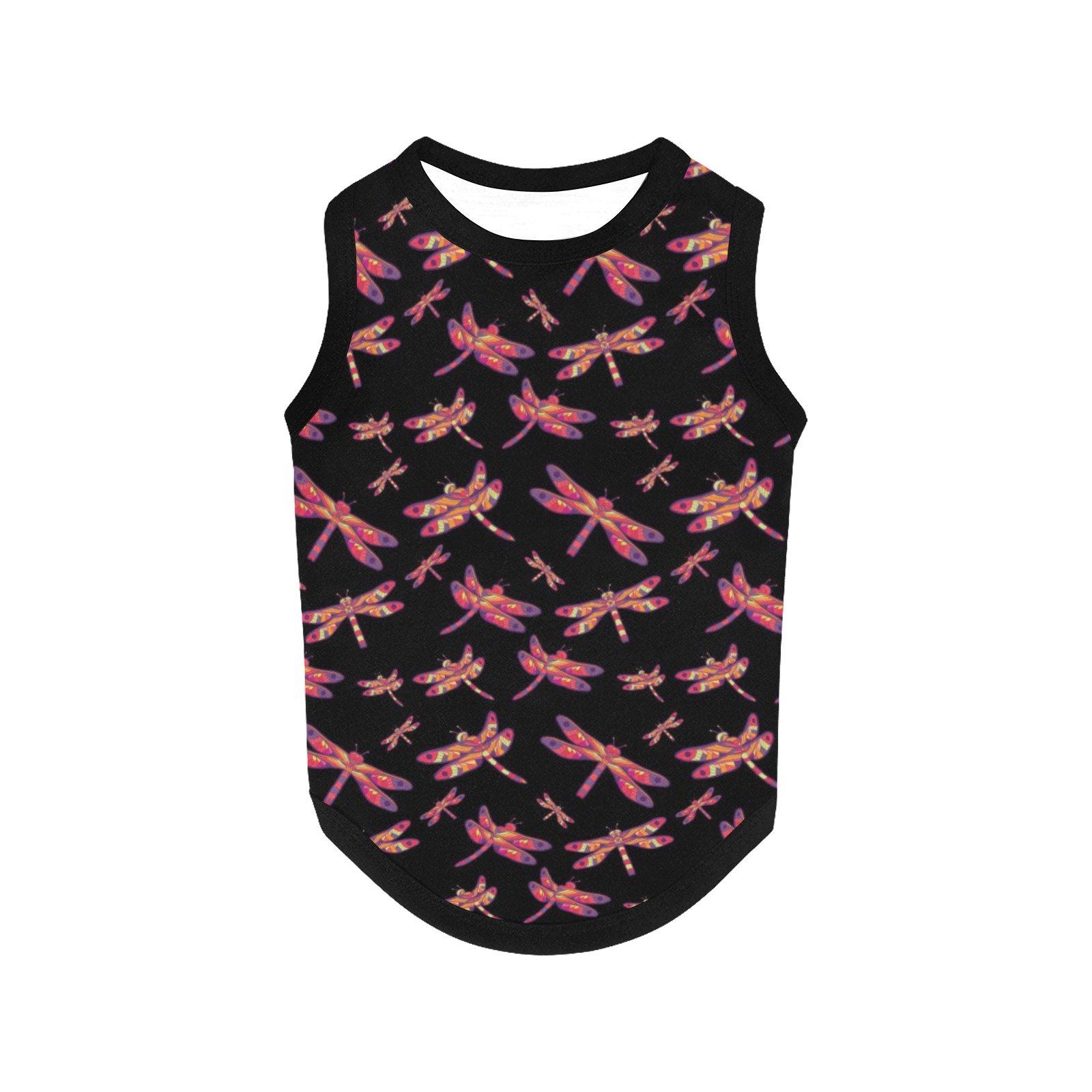 Gathering Noir All Over Print Pet Tank Top Pet Tank Top e-joyer
