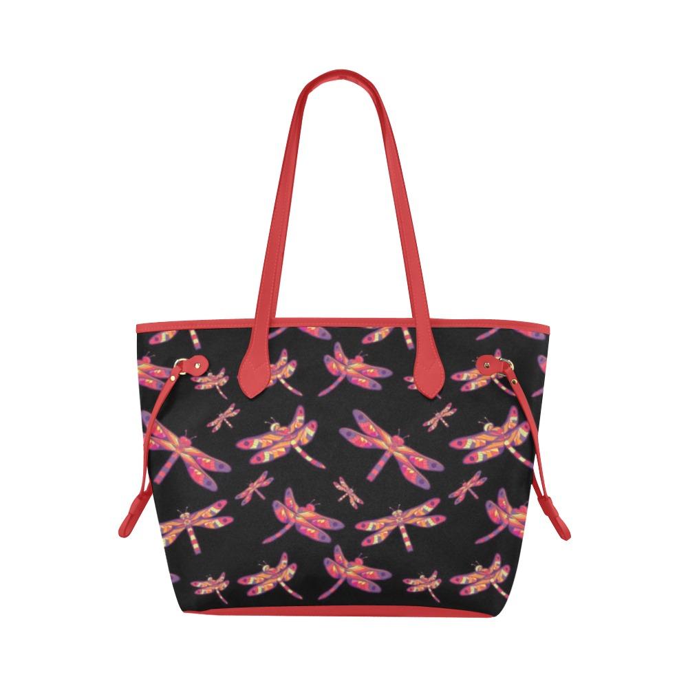 Gathering Noir Clover Canvas Tote Bag (Model 1661) Clover Canvas Tote Bag (1661) e-joyer