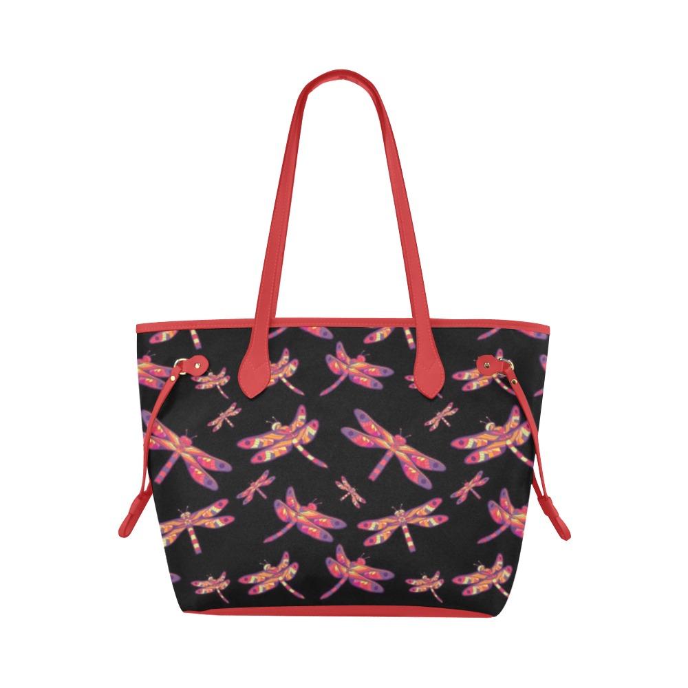 Gathering Noir Clover Canvas Tote Bag (Model 1661) Clover Canvas Tote Bag (1661) e-joyer