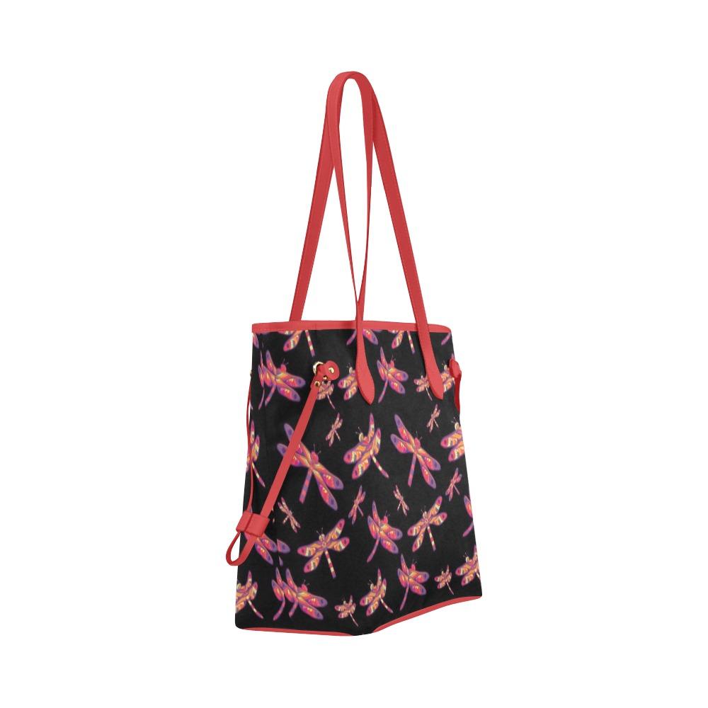 Gathering Noir Clover Canvas Tote Bag (Model 1661) Clover Canvas Tote Bag (1661) e-joyer