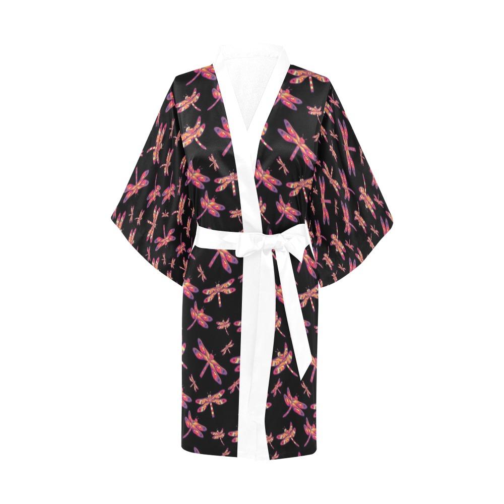 Gathering Noir Kimono Robe Artsadd