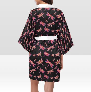 Gathering Noir Kimono Robe Artsadd
