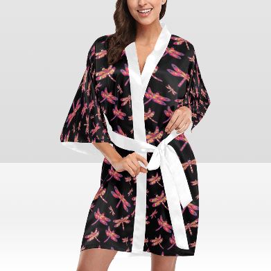 Gathering Noir Kimono Robe Artsadd