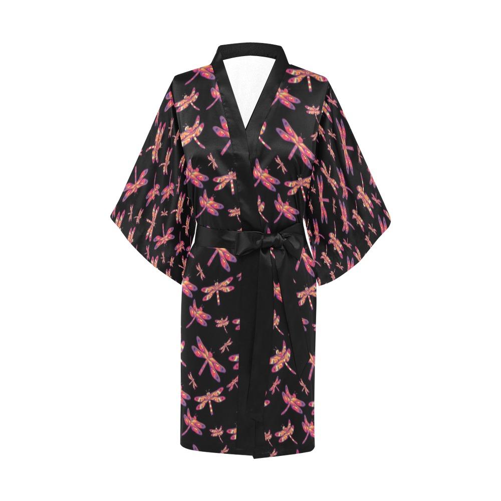 Gathering Noir Kimono Robe Artsadd